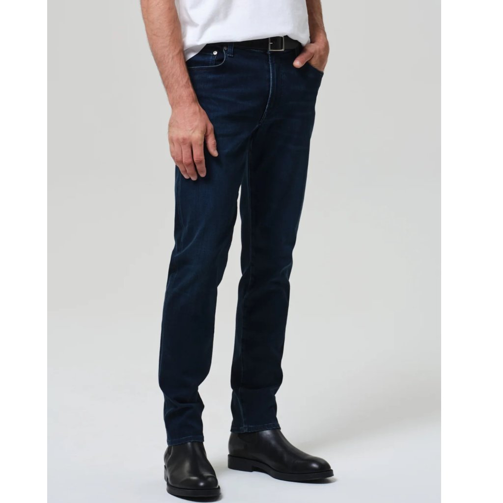 New $228 Citizens Of Humanity Adler Tapered Classic Jeans In Blue Wing Size 29